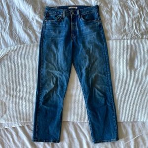 Levi’s Wedgie Straight Ankle Length Denim, Size 28